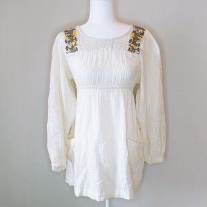 H&M Crochet Embroidered Dress - Size 10